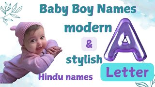 A Letter Baby Boy names 🥰🥰Boy Baby names A letter with meaning🥰🥰 [upl. by Koslo]