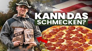 Wir probieren US ARMY MRE  Pizza Peperoni [upl. by Ainavi]