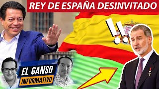 REY DE ESPAÑA DESINVITADO DE TOMA DE PROTESTA [upl. by Keller]