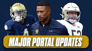 🚨 NEWS Four Notre Dame players enter NCAA transfer portal [upl. by Binette]