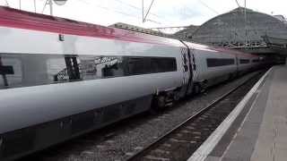 Virgin Trains Class 390 Departing Manchester Piccadilly 31715 [upl. by Harms]