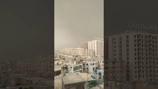 A sudden wind and a dangerous dust storm appeared in the city of Karachi [upl. by Hoseia98]