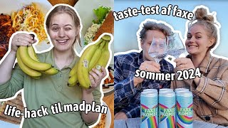 lifehack til madplan taste test af nye faxe kondi sommer 2024 status på bachelor og unbox af pakke [upl. by Iruam159]