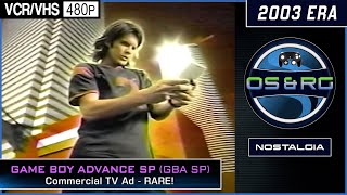 Game Boy Advance SP GBA SP  Commercial TV Ad  2003  RARE [upl. by Janus44]