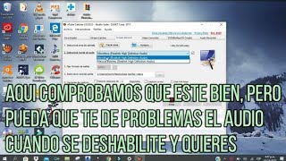Predeterminar audio interno con atube cather en windows 10 [upl. by Quincy]