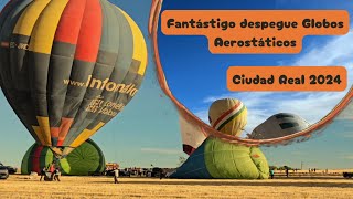 TERCER VUELO de GLOBOS AEROSTÁTICOS en el CAMPEONATO de ESPAÑA CIUDAD REAL 2024 [upl. by Victorine]