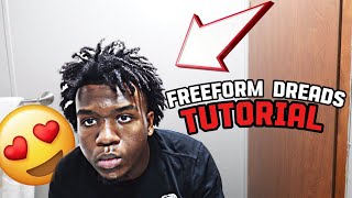 FREEFORM DREADS TUTORIAL  how to get Freeform dreads [upl. by Conard]