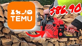 8690 CHAINSAW From TEMU [upl. by Enelime711]