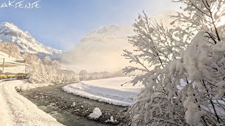 Interlaken to Grindelwald Switzerland  Train Journey  4K 60 fps [upl. by Theobald8]