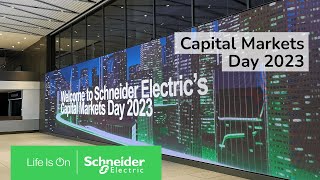 Schneider Electric’s Capital Markets Day 2023  Schneider Electric [upl. by Eelaroc]