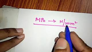 How to convert Mpa to Nmmsquare [upl. by Hauger262]