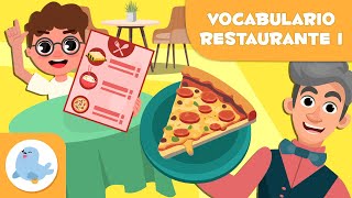 RESTAURANTE 👩‍🍳 Vocabulario para niños 🥗🍕 Episodio 1 [upl. by Abran]