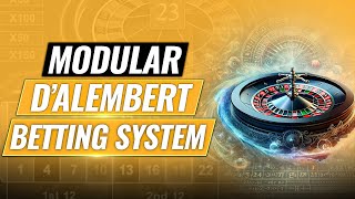 Use This Trick To Beat Roulette Modular DAlembert Betting System [upl. by Ashley]