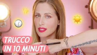 TUTORIAL TRUCCO VELOCE IN 10 MINUTI ⏰ [upl. by Ruttger]