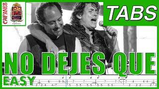 No Dejes Que bass tabs cover  Caifanes BASS ONLY [upl. by Ellenej]