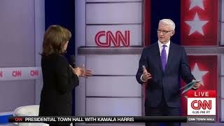 Anderson Cooper grills Kamala Harris on illegal immigration [upl. by Paver245]