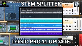 Logic Pro 11 The Stem Splitter [upl. by Semele526]