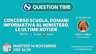 Concorso scuola bando e regolamento in arrivo mercoledì 15 novembre riunione al Ministero [upl. by Burnham]