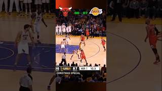 Chicago vs Lakers CRAZY ENDING 🔥 Derrick Rose clutch 🔥 short nba lebronjames stephencurry [upl. by Cope]