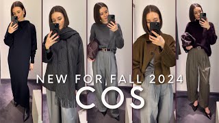 NEW IN COS FALL 2024  TRY ON  REVIEW AND WHAT I BOUGHT  Styled by Sansha [upl. by Karlise]