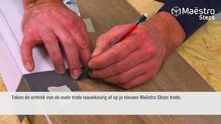 Laminaat Traprenovatie instructie Maestro steps [upl. by Spatola376]