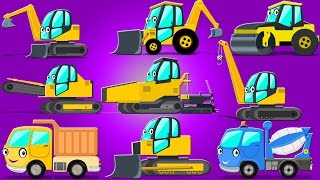 Construction Vehicles  Learn Heavy Vehicles  Educational Video for Kids amp Toddlers [upl. by Kciredes]