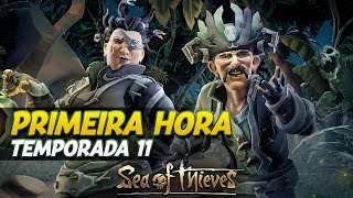 Sea of Thieves TEMPORADA 11  Gameplay da Atualização  Liga do Jorel [upl. by Airdnaxela]