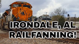 Railfanning Norfolk Southern in Irondale AL 030924 [upl. by Louanne672]