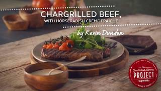 Chargrilled Beef with Horseradish Creme FraÎche Recipe [upl. by Ladew]