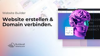 Builderall Website Builder Website erstellen und Domain verbinden [upl. by Elesig]