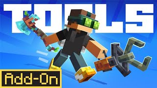 30 USEFUL TOOLS ADDON Improves your Minecraft Bedrock Edition Survival Experience [upl. by Hach246]