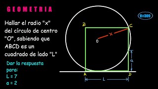 v309 GEOMETRIA BASICA  RADIO DEL CIRCULO [upl. by Vivle384]