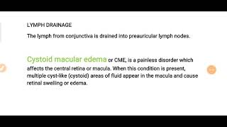 cystoid macular edema in Hindi cystoidmaculaedema [upl. by Berenice]