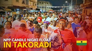 Nana Addo amp Bawumia Npp Candle Night Float In Takoradi [upl. by Kcirddor]