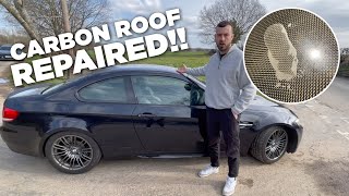 REPAIRING a BMW M3 CARBON ROOF [upl. by Candace]