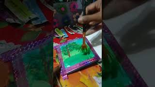 Easy Gouache landscape viralshorts song art [upl. by Eduardo825]