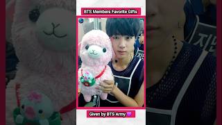 BTS Members Favorite Gifts 🎁  bts kpopfactmedia btsarmy bts jungkook [upl. by Tehc]