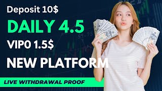 Register and get a daily 145 USDT1 Minimum deposit 10 USDT 70 TRX minimum withdrawal 445 USDT [upl. by Anifur]