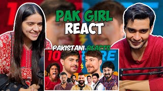 Pakistani Reacts On MR BEAST PARODY 🤑 Ft INDIAN CREATORS  CARRYMINATI [upl. by Oiragelo576]