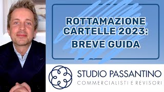 Rottamazione cartelle esattoriali quater 2023 breve guida [upl. by Noxas493]