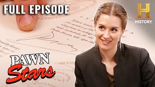 Pawn Stars Signed Picasso Book Leaves Rebecca SPEECHLESS S14 E13  Full Episode [upl. by Anes106]