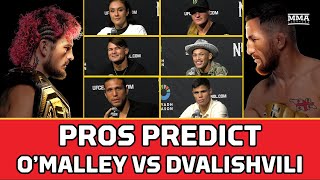 UFC 306 Pros Predict Sean OMalley vs Merab Dvalishvili  MMA Fighting [upl. by Ahsanat618]