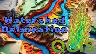 QGIS Watershed Delineation Tutorial Using DEM Data for Hydrology  ASTER DEM [upl. by Hana]