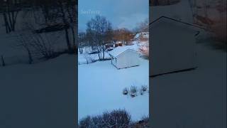 Heavy Snow is Falling in Norway [upl. by Kara]