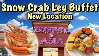 SNOW CRAB LEG amp SEAFOOD BUFFET  Buffet at Asia NEW LOCATION [upl. by Stanwood]