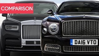 New RollsRoyce Phantom Vs Bentley Mulsanne ► Full Comparison  Exterior  Interior  Specs [upl. by Kelli]