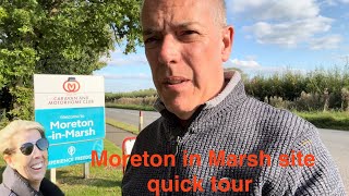 Quick tour of Moreton in Marsh caravan and motorhome club suite  early October 2024 [upl. by Notyap]