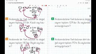 4SINIF ARDIŞIK SAYI PROBLEMLERİ [upl. by Platus115]