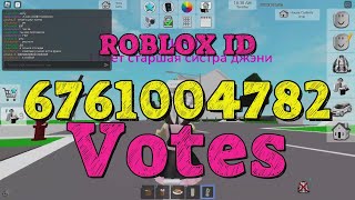 VOTES Roblox Song Codes [upl. by Adnat]