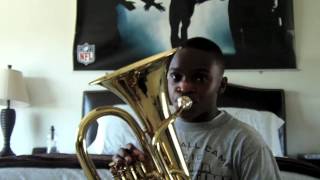 How to Play the Baritone Jonathon Lewis [upl. by Nallek]